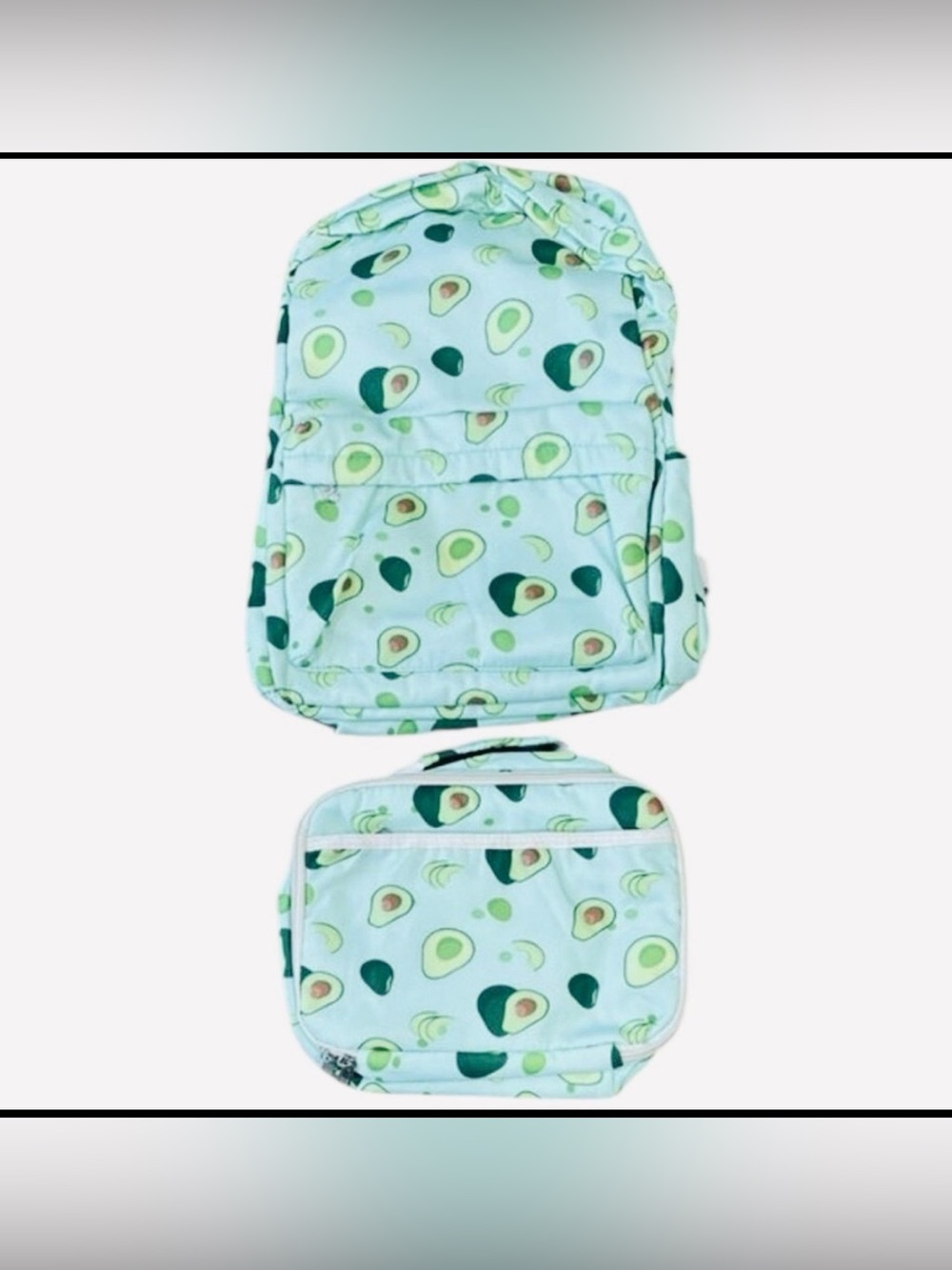 Avocado Backpack And Lunch Box Set